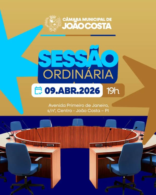 SESSÃO ORDINÁRIA